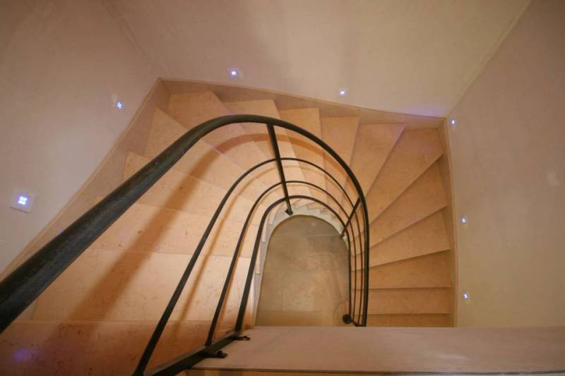 Escalier 2 quart tournant