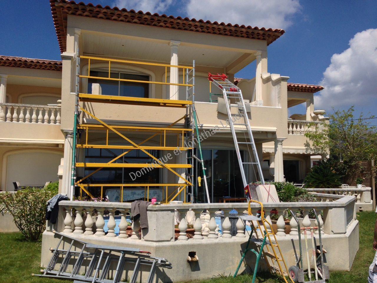 Rénovation d'une balustrade