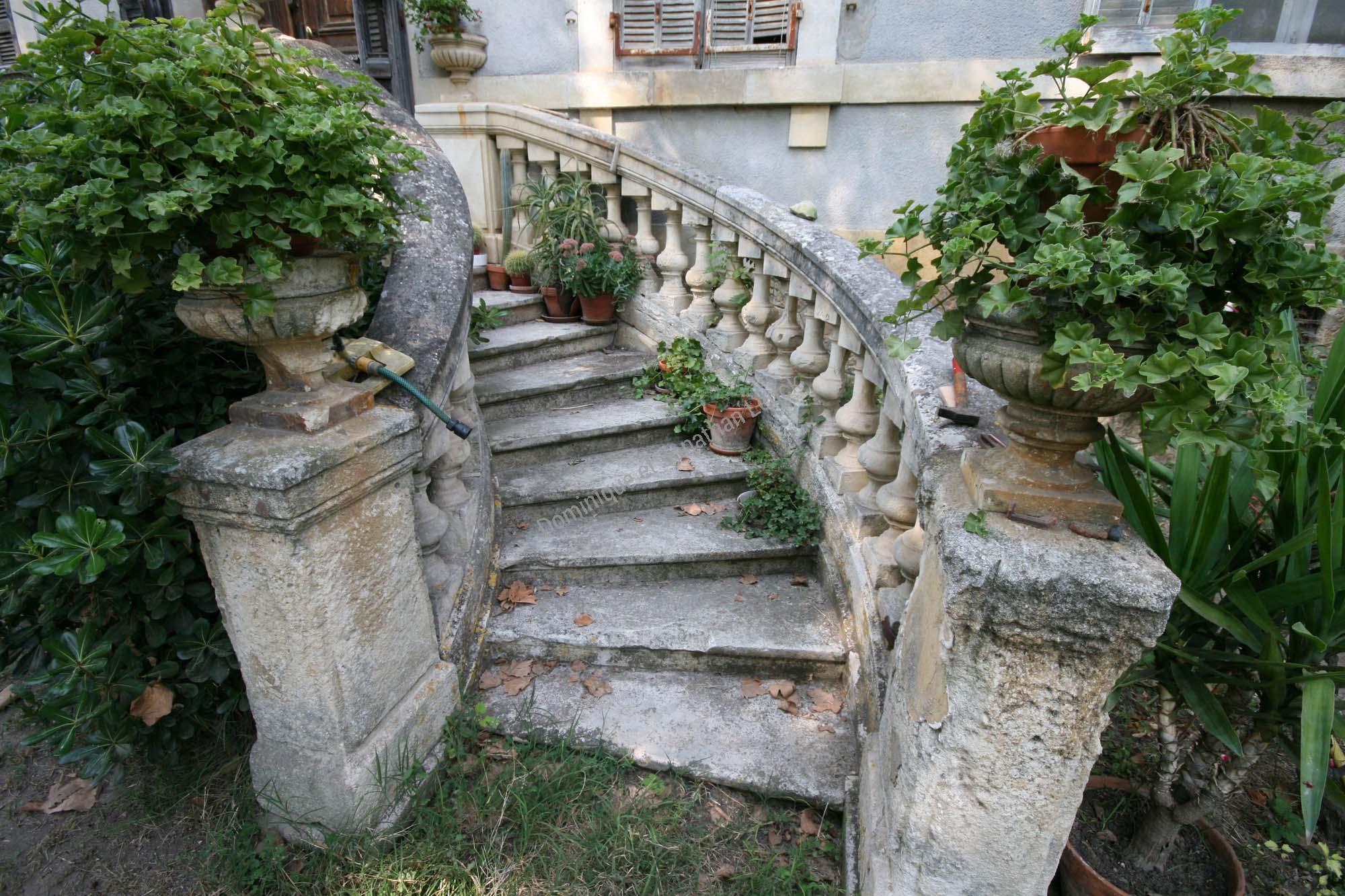 Rénovation avant et après de balustres