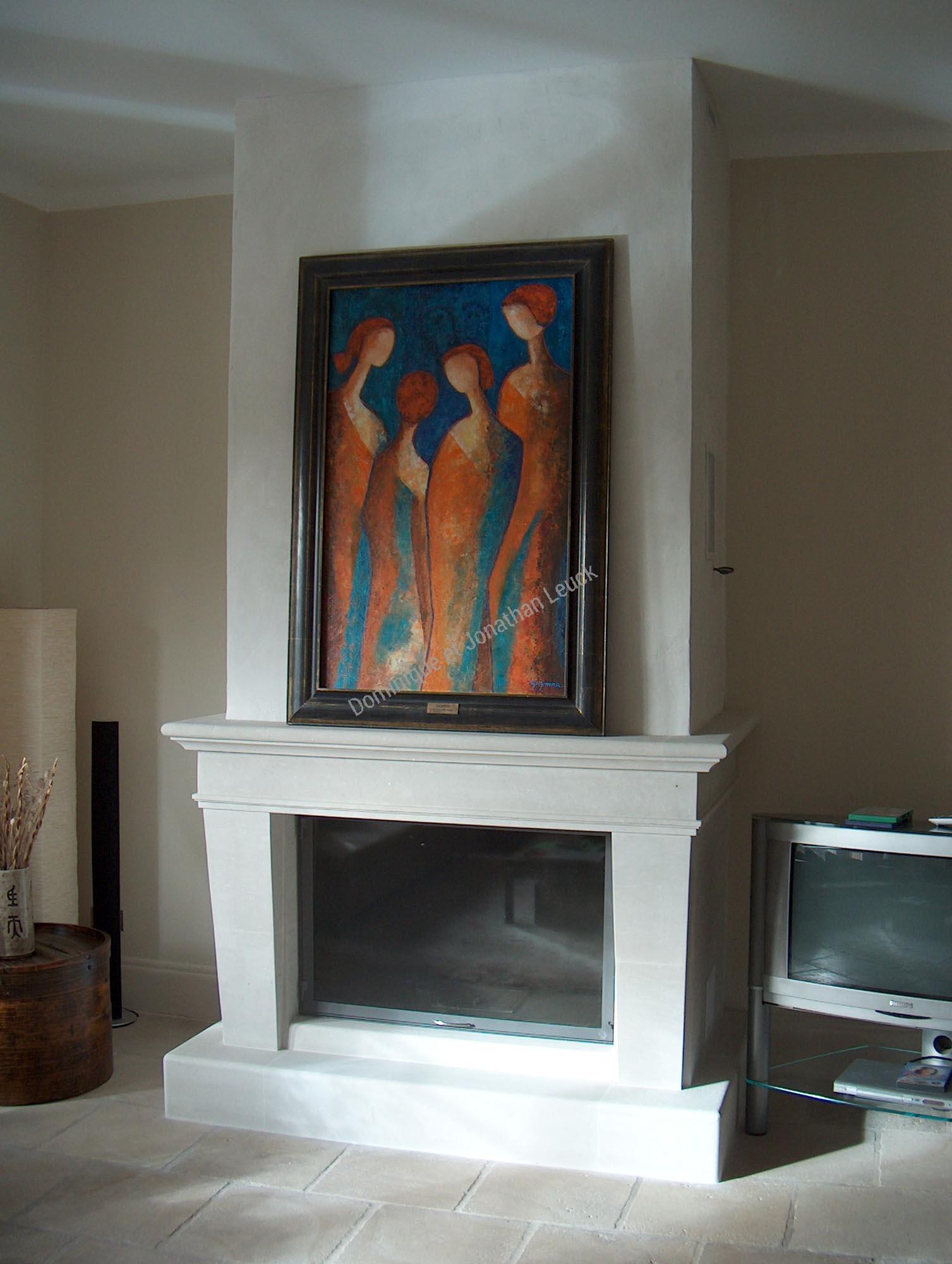 Cheminée avec foyer TOTEM Fire Frontal 1100