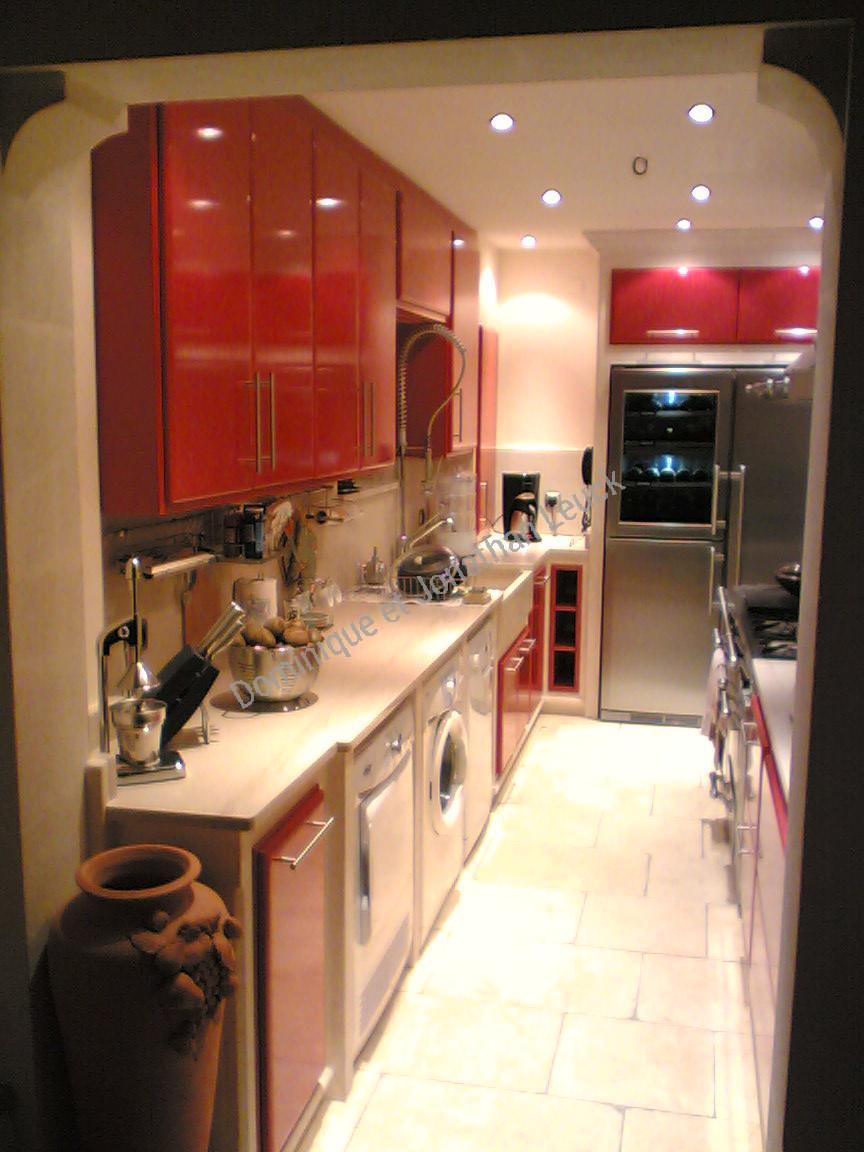 Cuisine en pierre blanche d'Estaillades