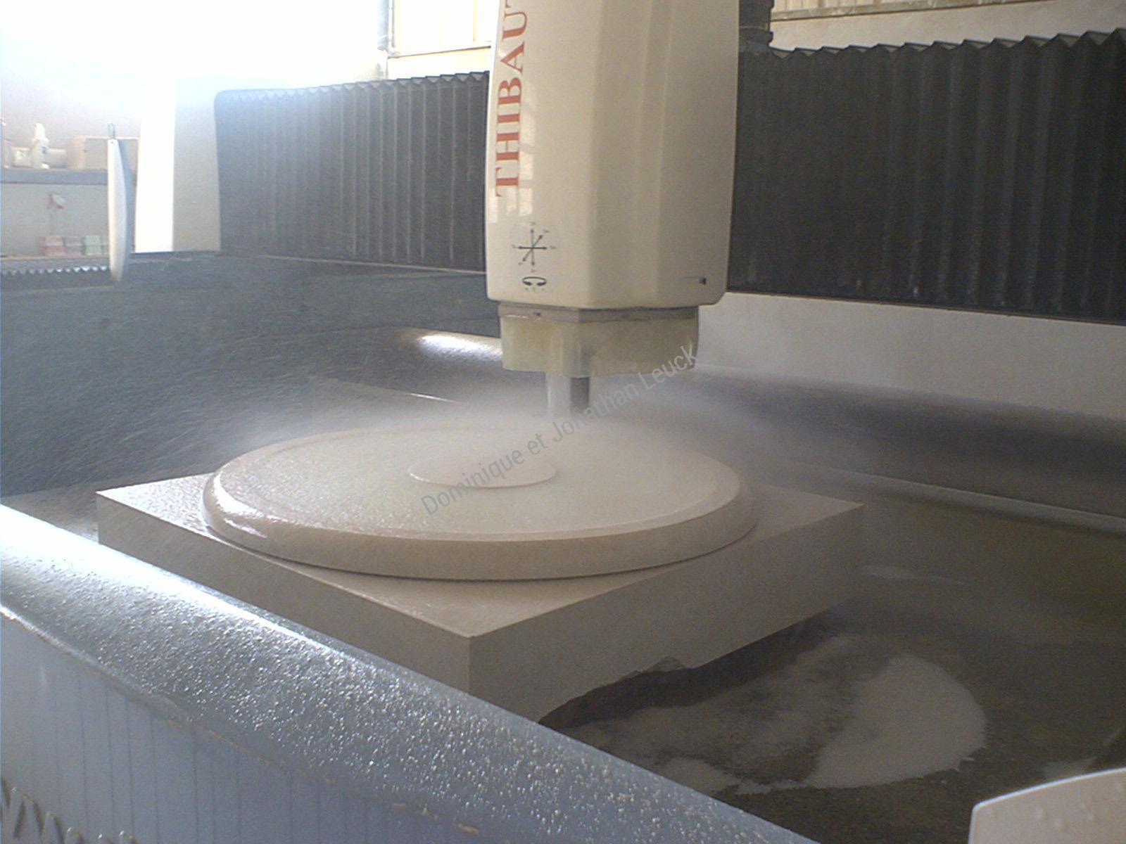 Premier essai du centre d'usinage