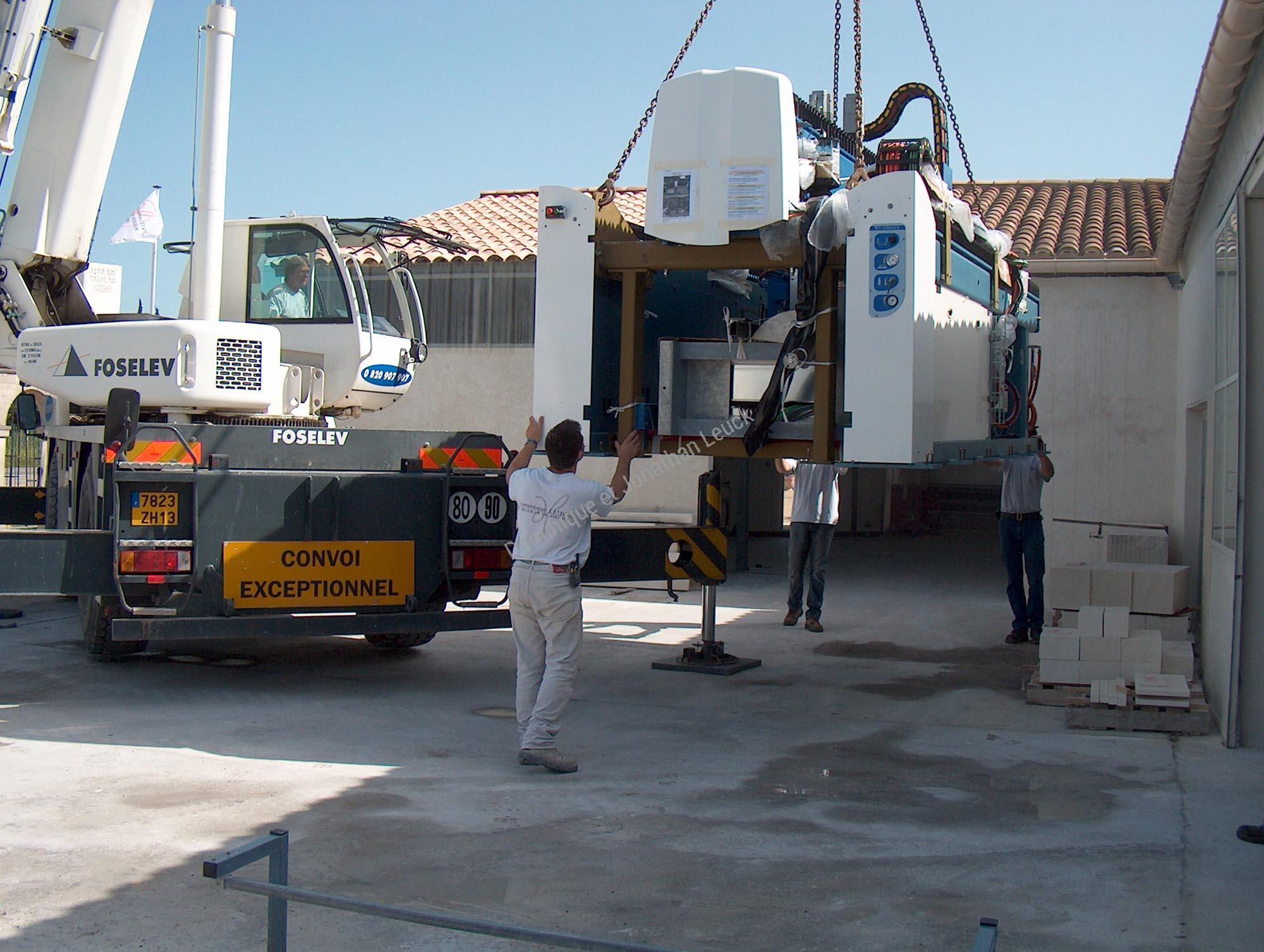 Livraison de notre centre d'usinage 