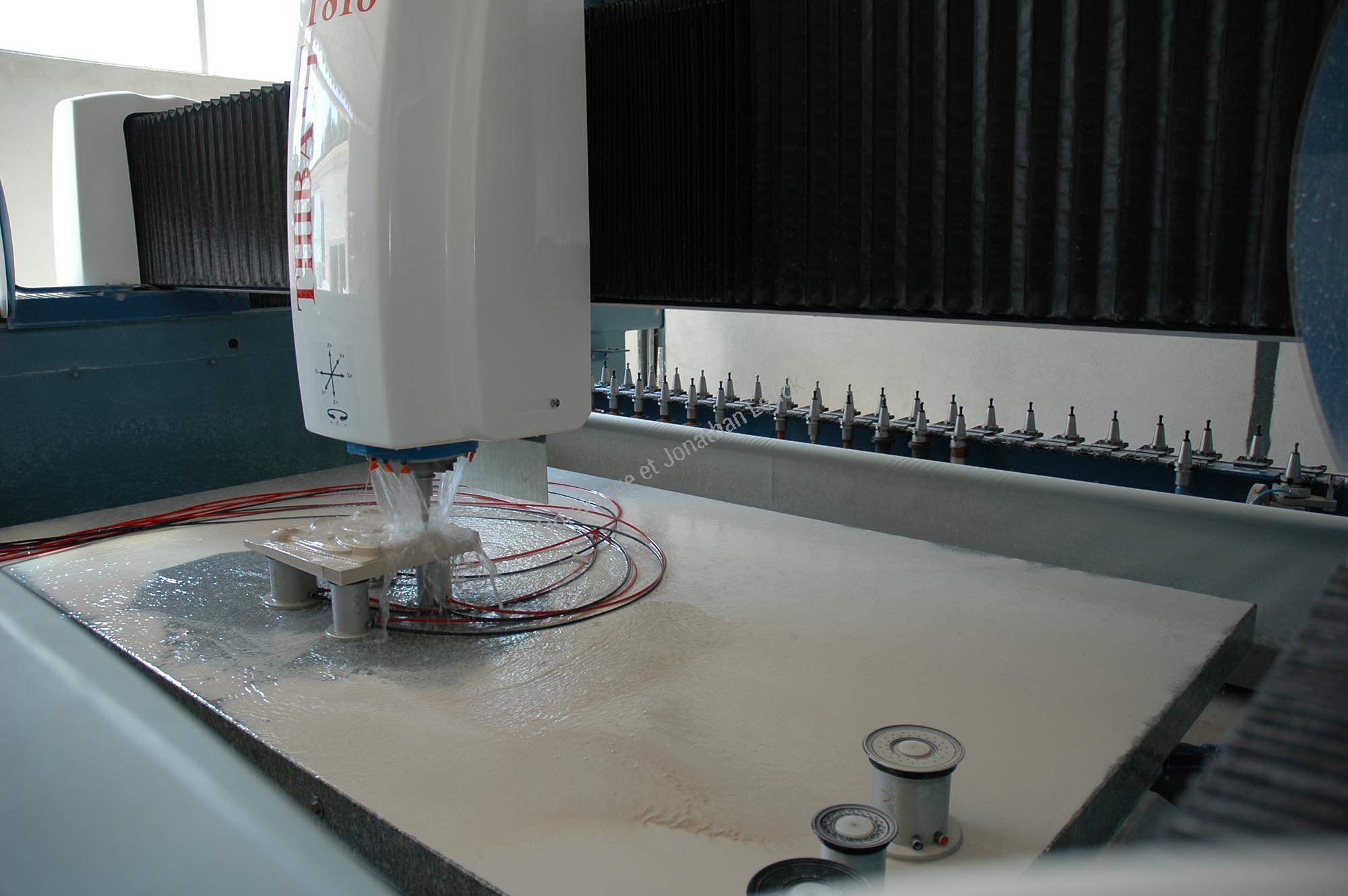 Application de notre centre d'usinage