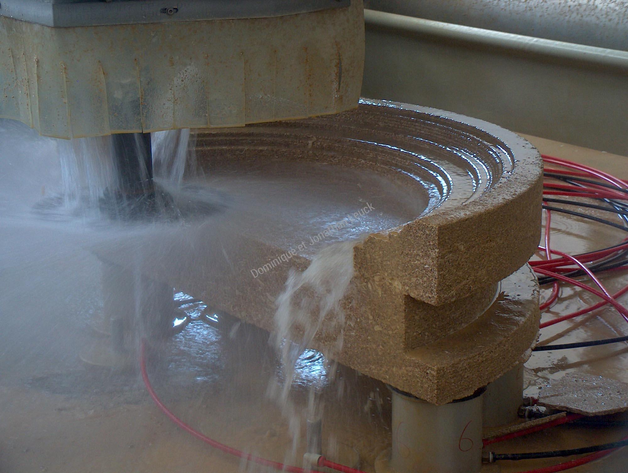 Application de notre centre d'usinage