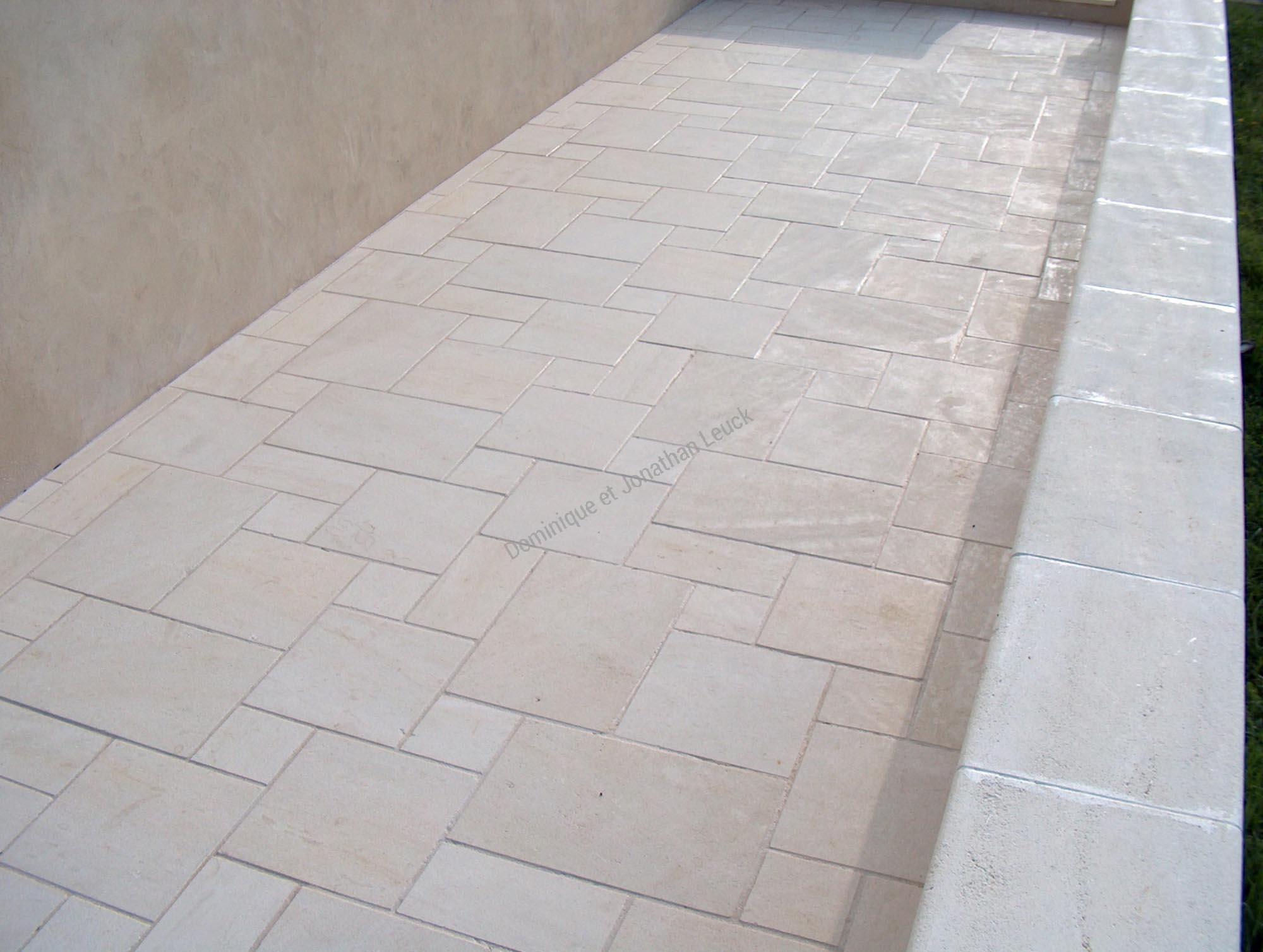 Dalles en marbre, pierre ou granit