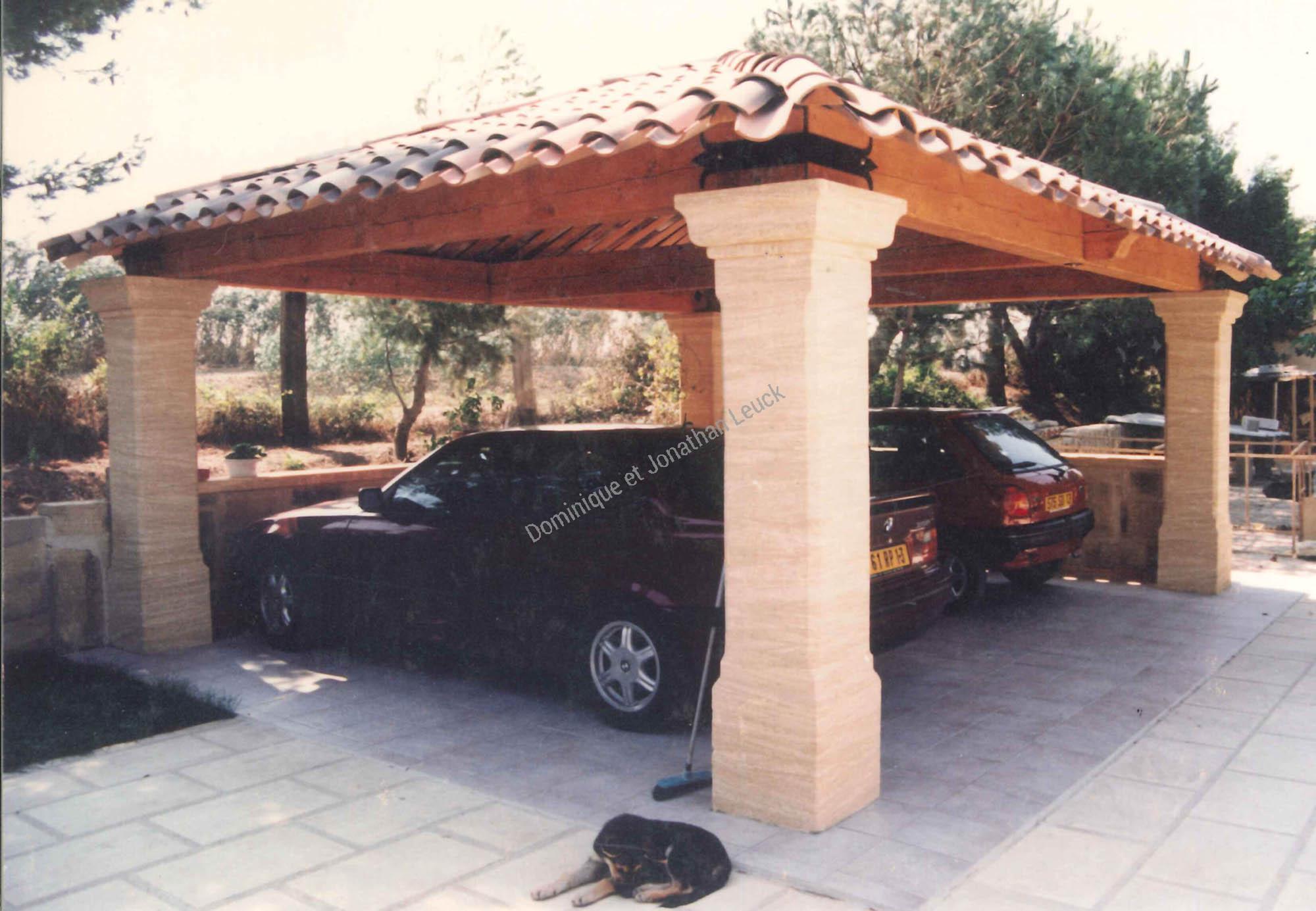 Piliers de soutènements en pierre