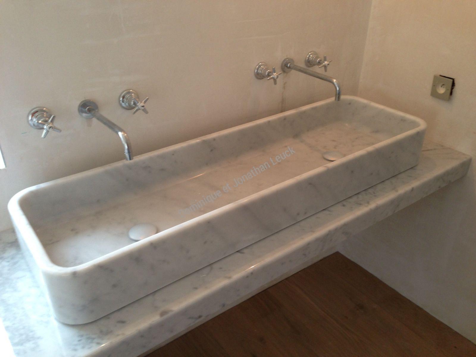 Vasque en marbre Carrare